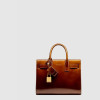 페이턴트 가죽 소재의 sac de jour 나노백 398711