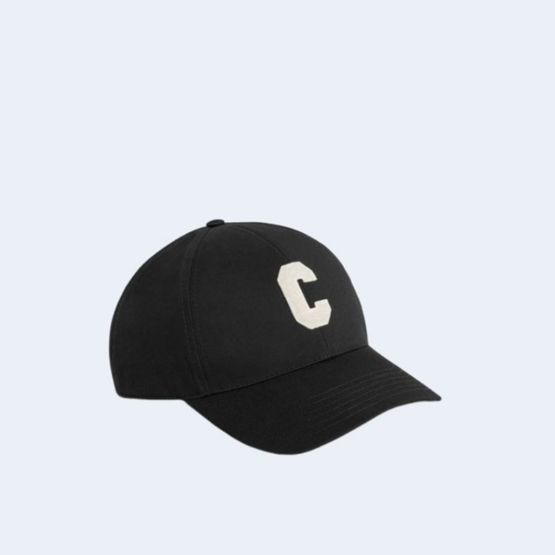 C 로고 코튼 베이스볼 볼캡